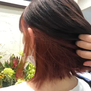 ミディアム ✨髪質改善矯正× ブリーチ✨YU-KIのヘアスタイル