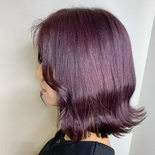 ミディアム カラー オリーブカラー 特化　　kaiのヘアスタイル