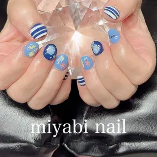 ネイル miyabi nail 桂川駅近くのネイルデザイン