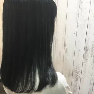 セミロング カラー パーマ embrace エンブレイスのヘアスタイル