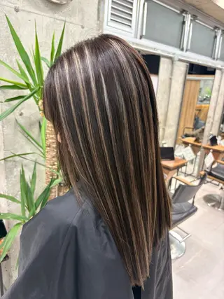 ロング カラー ♡ハイライトカラー shinri♡のヘアスタイル
