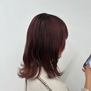 ミディアム カラー 🌟ゆりあ🌟 JILLSTUDIOのヘアスタイル