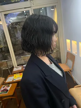 ショート パーマ メイクス表参道所属・ショート/ボブ 矢野湧也のヘアスタイル