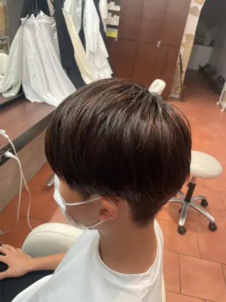 カラー メンズ 三澤 廉のヘアスタイル