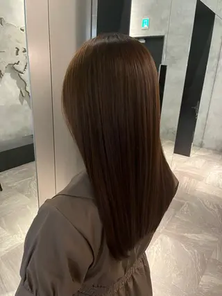 ロング パーマ レイヤー/透明感/ 髪質改善🩵NANAのヘアスタイル