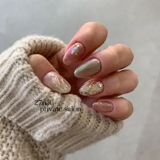 ミディアム 27salon yuinaのネイルデザイン