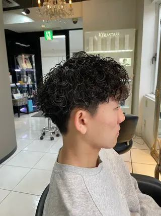 ショート カラー パーマ メンズ 🔥お値段以上🔥 メンズ特化たかひろのヘアスタイル