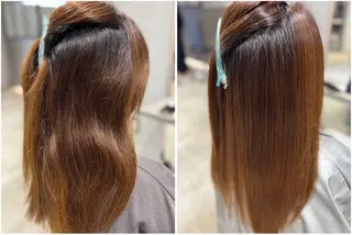 パーマ 艶髪酸性ストレート /髪質改善/寺田警二のヘアスタイル