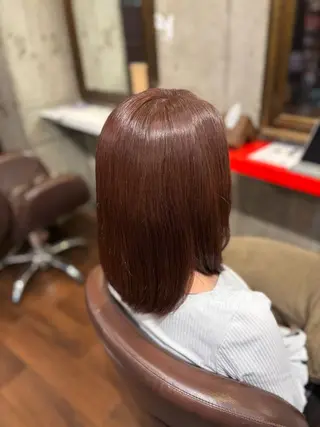 セミロング カラー natsumi 🌷のヘアスタイル