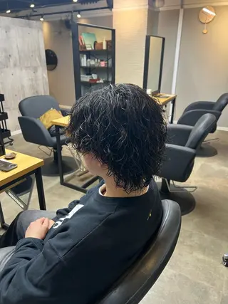 ショート パーマ メンズ est hair mar所属・艶カラー/ツイスパ/ 無造作パーマ　久保のヘアスタイル