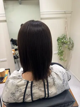 ミディアム カラー ゆ う あのヘアスタイル