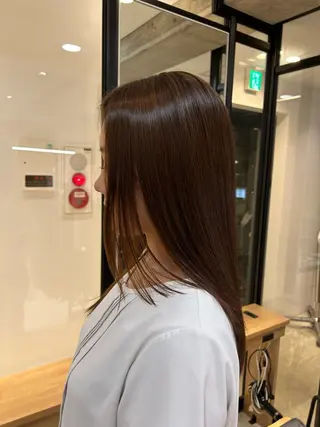 セミロング 馬場 菜乃夏のヘアスタイル