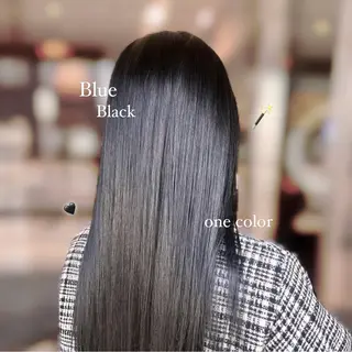 ロング カラー こすが あかり/ 縮毛矯正のヘアスタイル