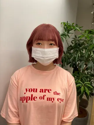 ミディアム カラー 艶カラー 🤍🫧/makoのヘアスタイル