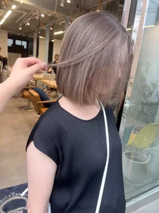 ショート カラー shiho︎🌟/ 髪質改善カラーのヘアスタイル