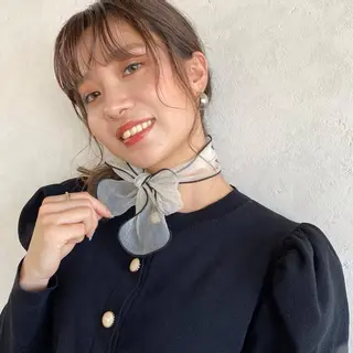 カラー nono/パーマ /顔まわりカット🐈のヘアスタイル