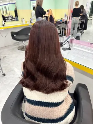 ロング カラー 🎀暖色/ラベンダー /paru🤍のヘアスタイル