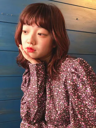 ミディアム カラー Limo-hair&relax-所属・【似合わせ美容師 ✂️】吉澤和幸のヘアスタイル