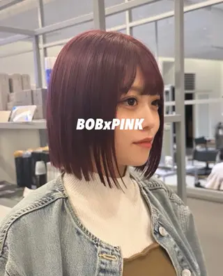 ミディアム カラー 𝑬𝑰𝑲𝑰/ 金沢駅西口店のヘアスタイル