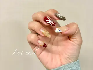 ネイル Lea nail所属・五十部 瞳子 パラジェルのネイルデザイン
