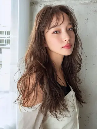 ロング カラー lafithhair ruu.南本庄のヘアスタイル