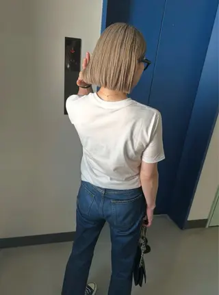 ミディアム ...alley/Dreap所属・パーマ/透明感カラー 元町🌱takutoのヘアスタイル