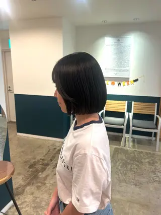 ミディアム 大川 麻尋のヘアスタイル