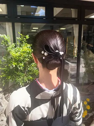 ヘアアレンジ 暖色カラー /ヘアアレンジ/花鈴のヘアスタイル