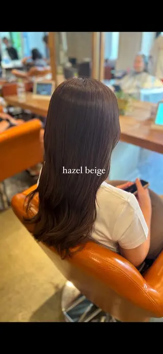 ロング カラー 髪質改善カラー ブラウン🤎YUMEのヘアスタイル