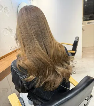 ロング カラー 岡本 太陽☀️のヘアスタイル