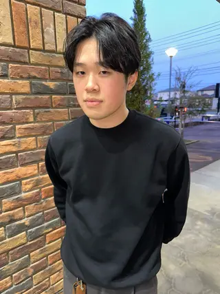 パーマ メンズ メンズパーマ/波巻き 桜井凌平のヘアスタイル