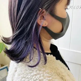 ミディアム カラー 韓国ヘア /男女❄️ 細江 美紅のヘアスタイル