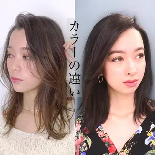 ミディアム カラー 苅北 泰輔のヘアスタイル
