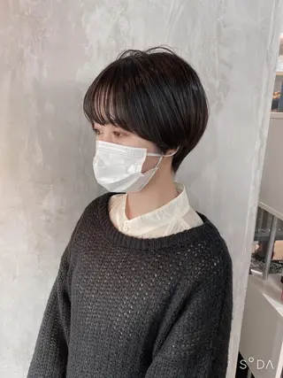 ショート カラー ヘアアレンジ stylist/蛯谷 珠里のヘアスタイル