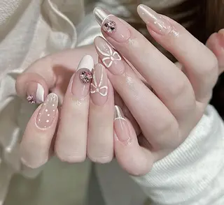 ネイル By moonネイル 🌷ワンホン/韓国風のネイルデザイン