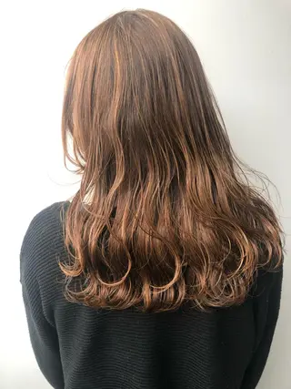 セミロング カラー ヘアアレンジ Nero✂︎ officialのヘアスタイル