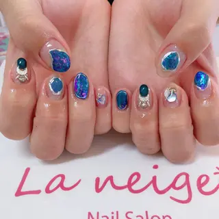 ネイル La neige* yuki 🥯🍑のネイルデザイン