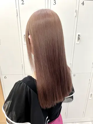セミロング カラー 🎀透明感 カラー🎀ミズキのヘアスタイル