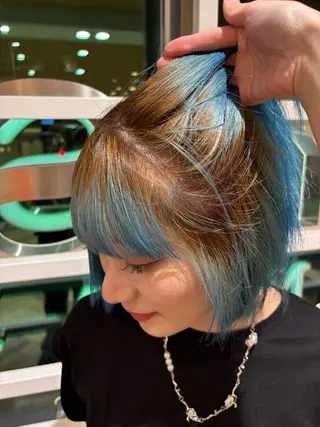 ショート カラー ゆい/パーマ/レイヤ ー/似合わせカラーのヘアスタイル