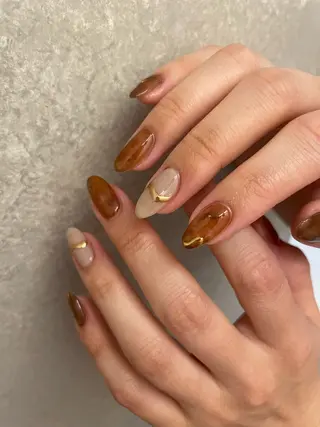 ネイル 【淡色color/ nail】maikoのネイルデザイン