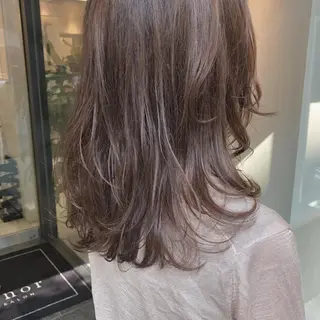 ミディアム カラー 長井 徹行のヘアスタイル