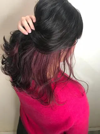 ミディアム カラー サカグチユキナ 【tocca】のヘアスタイル