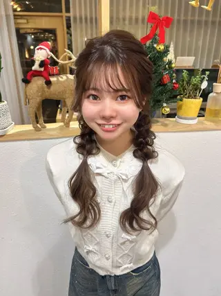 ヘアアレンジ merc. 🩵妹尾杏菜のヘアスタイル