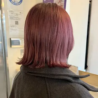 ショート カラー Yurika🕯️ 透明感カラー/ボブのヘアスタイル