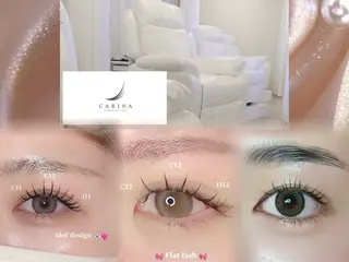 マツエク・マツパ 肌に馴染むハイトーン /ミルクティーカラーのヘアスタイル