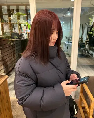 セミロング KNACK 天王寺美容室のヘアスタイル