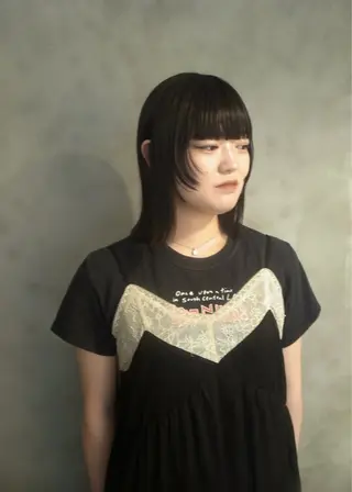 ミディアム 229所属・maki @pullnocのヘアスタイル