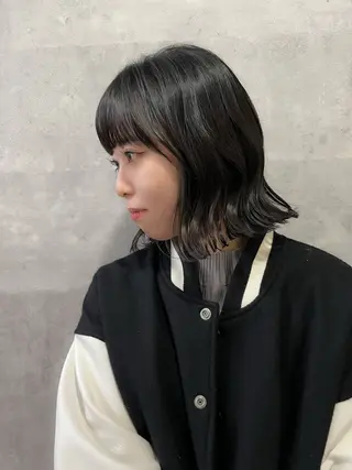 ミディアム カラー Grow by NYNY 坂本 理輝のヘアスタイル