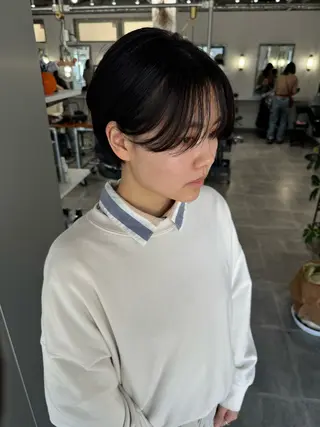 ショート カラー ダメージレスブリーチ /艶髪/横須賀智也のヘアスタイル