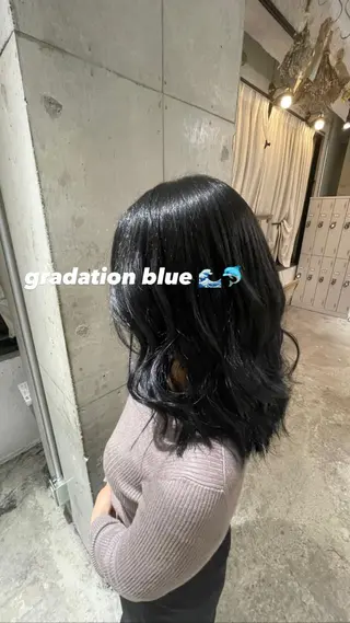 ミディアム カラー loely 💞miyuのヘアスタイル